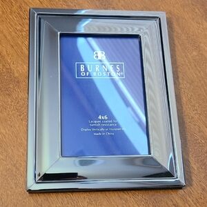Burnes of Boston Shiny Silver Frame